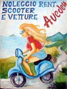 Aveden, noleggio scooter et vettureve